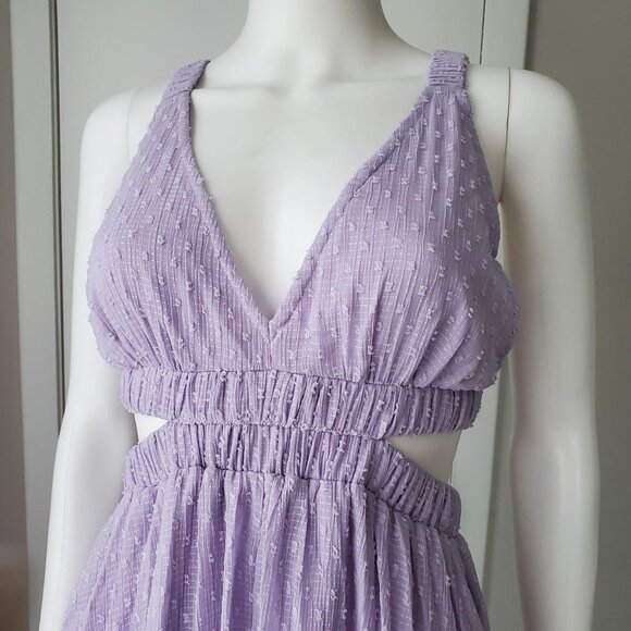 asos lilac sleeveless maxi dress - Picture 3 of 6
